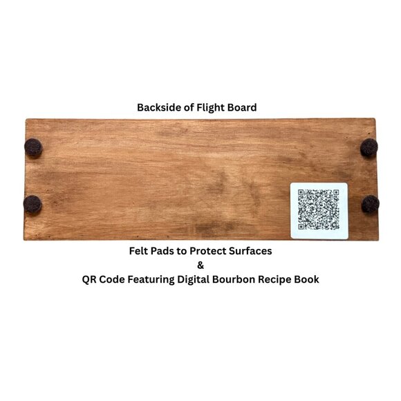 Bourbon Flight Board Flights Bourbon Pine Wood Serving Trays Tasting Boards - Picture 2 of 7